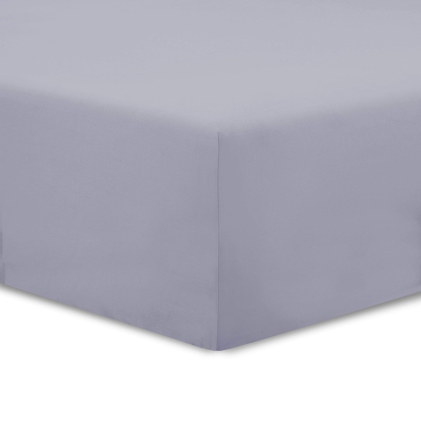 VISION - Drap Housse 140 x 190 cm - Coloris: Blanc - 100% Coton: 57 Fils - 4 Coins élastiques