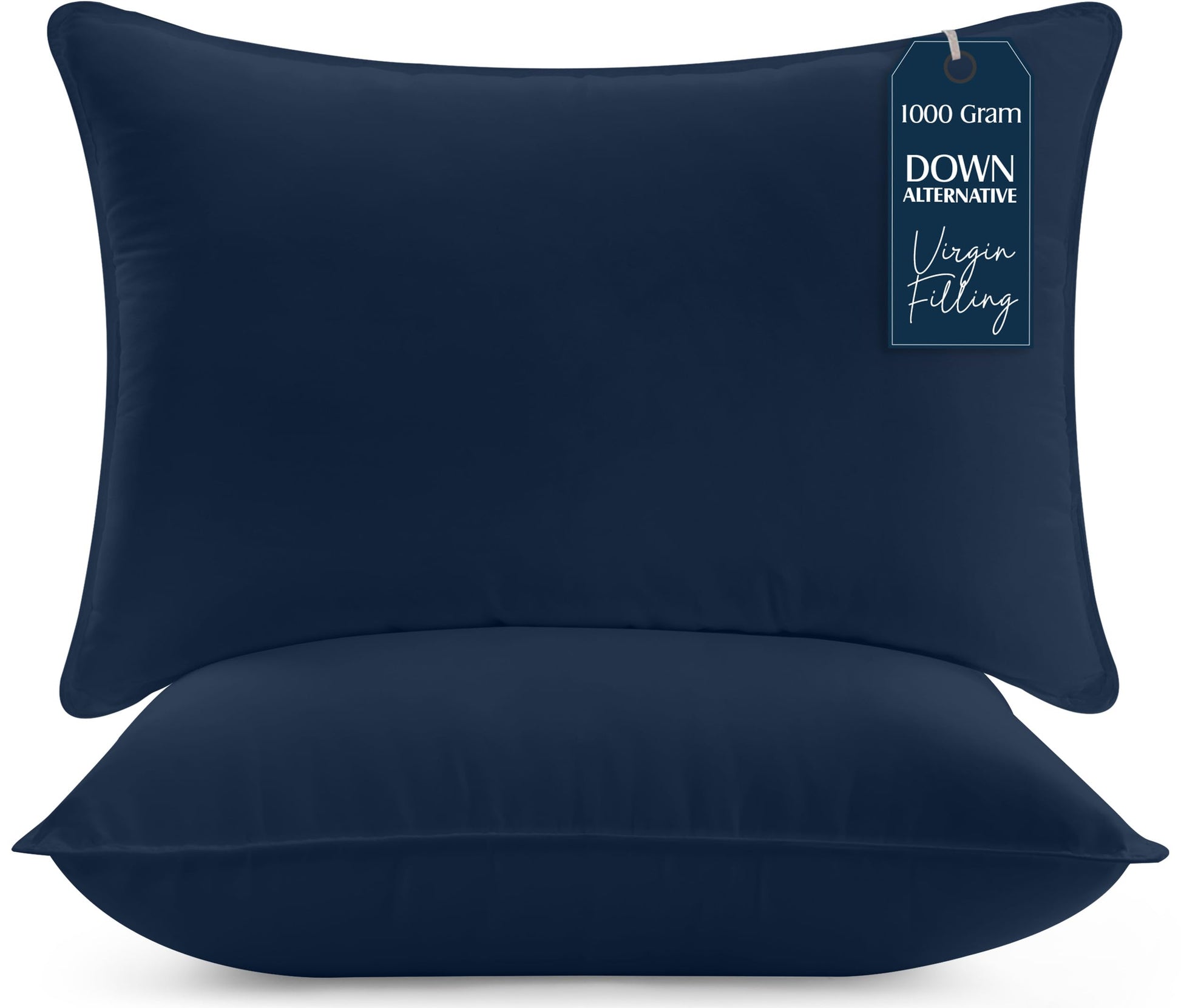 Utopia Bedding Pillow (Lot de 2), 60 x 60 cm, Oreiller de Sommeil, Coussin Respirant et Doux (Blanc)