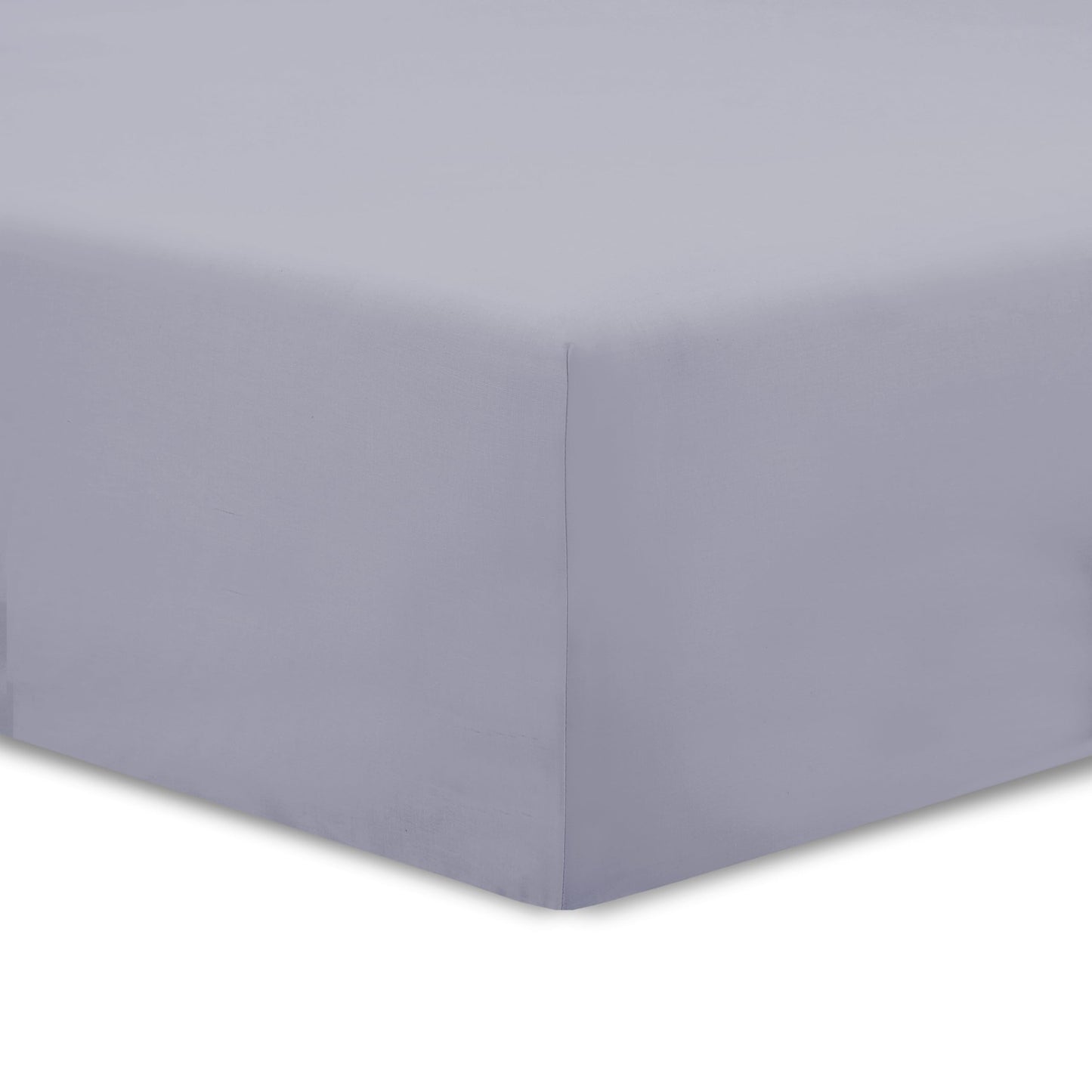 VISION - Drap Housse 140 x 190 cm - Coloris: Blanc - 100% Coton: 57 Fils - 4 Coins élastiques