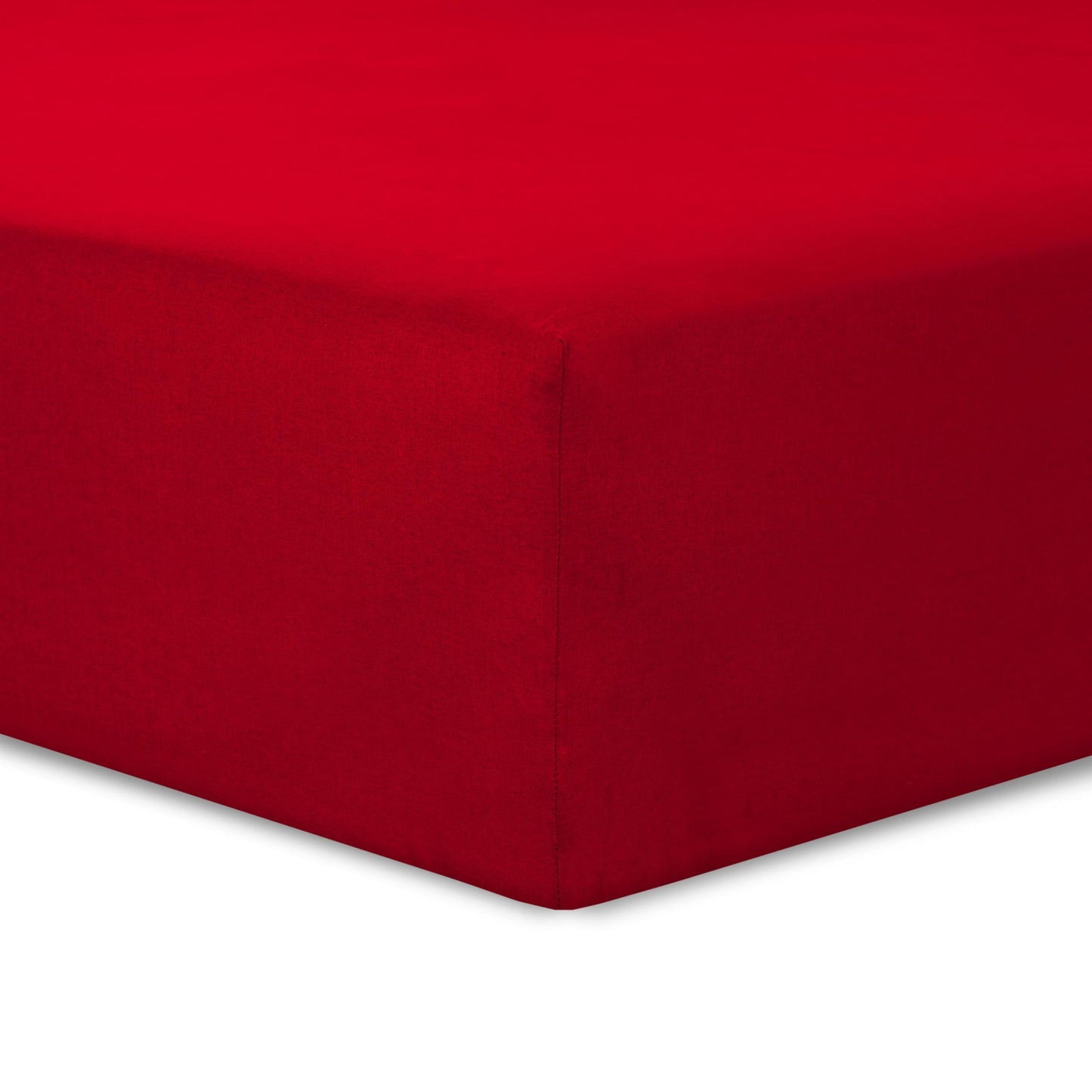 VISION - Drap Housse 140 x 190 cm - Coloris: Blanc - 100% Coton: 57 Fils - 4 Coins élastiques