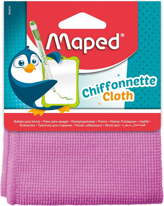 MAPED Chiffon microfibre pour ardoise et tableaux blancs Coloris Aléatoire