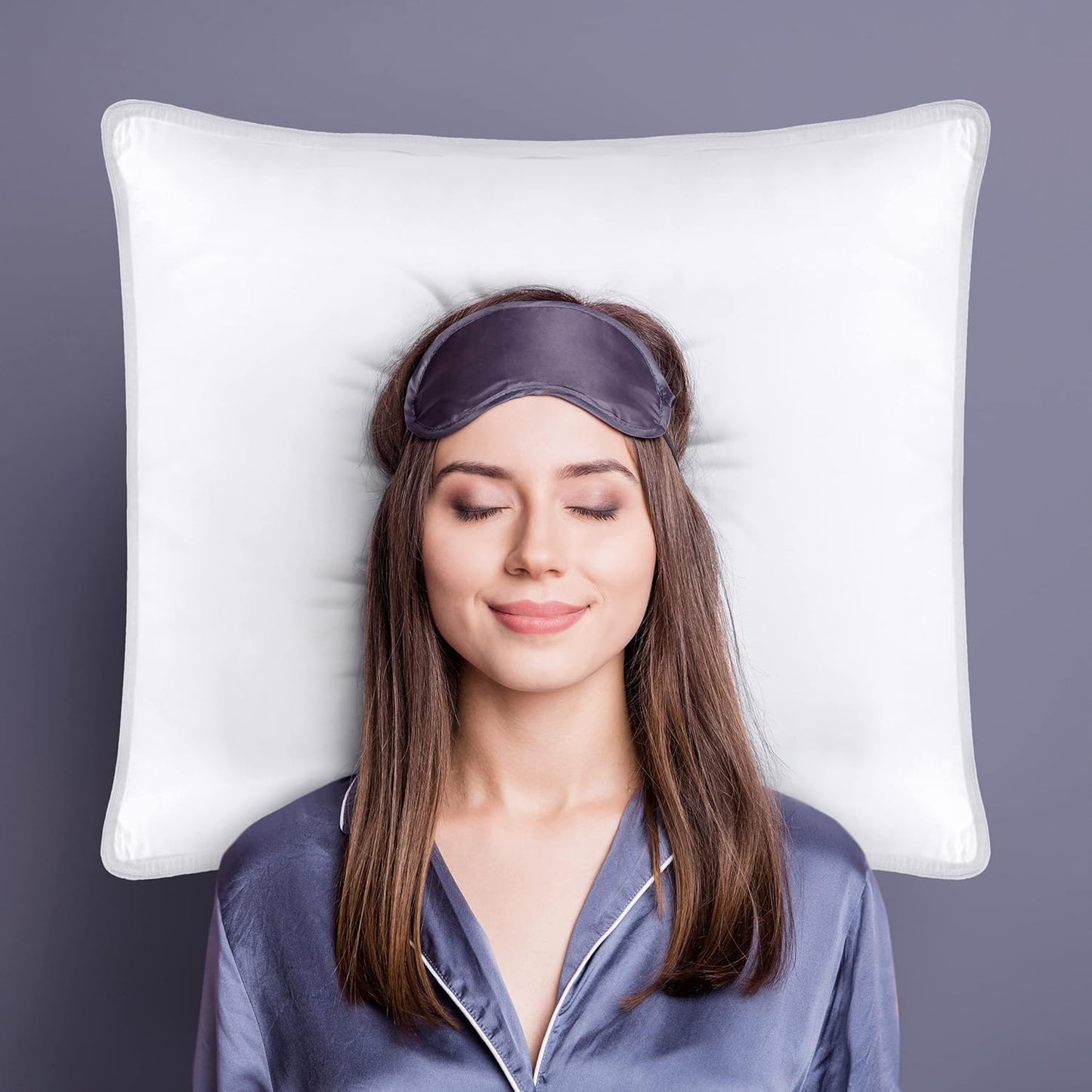 Utopia Bedding Pillow (Lot de 2), 60 x 60 cm, Oreiller de Sommeil, Coussin Respirant et Doux (Blanc)