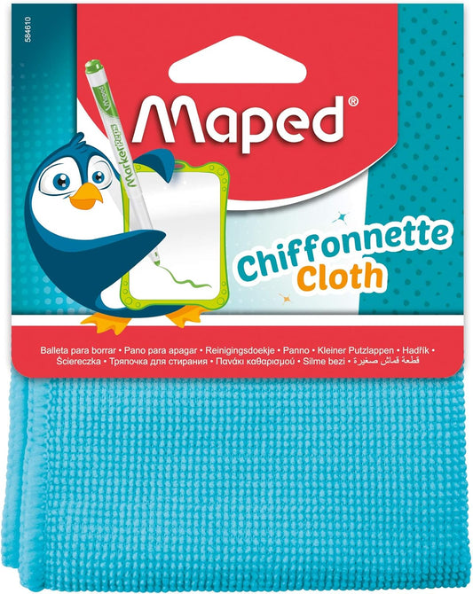 MAPED Chiffon microfibre pour ardoise et tableaux blancs Coloris Aléatoire